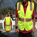 2-Tone ANSI Class 2 Mesh Surveyor's Safety Vest